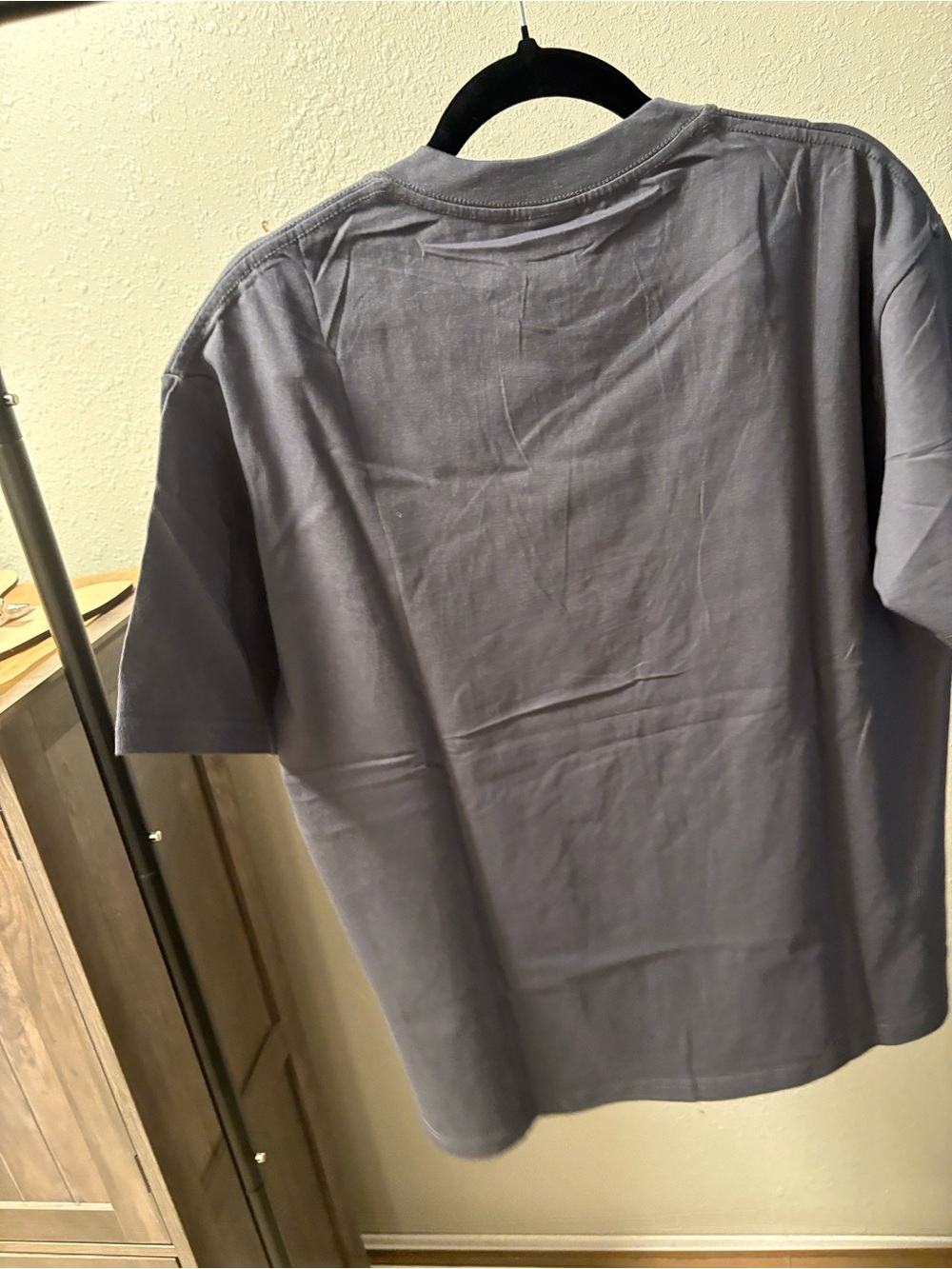& Other Stories Men's Short-Sleeve Tee in Dusty Gray-Blue
